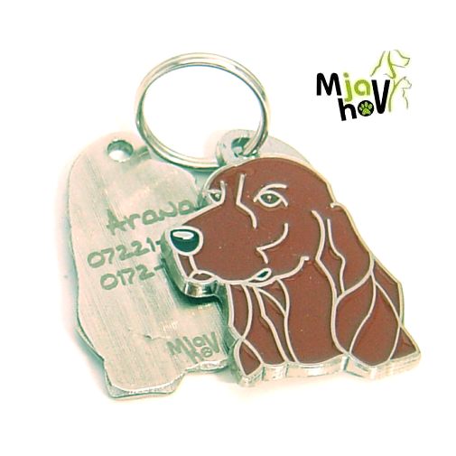 ID tegn-irsk-setter-indgraverede.jpg Personlige hundetegn MjavHov - indgraverede hundetegn online